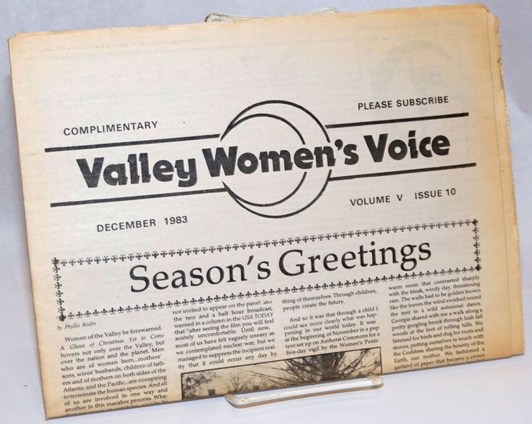 Cat.No: 242422 Valley Women's Voice; Volume 5 Issue 10, December 1983