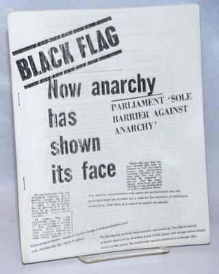 Cat.No: 242545 Black Flag: Bulletin of the Anarchist Black Cross. Vol. 2 no. 13 (30 July...