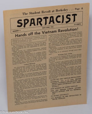 Cat.No: 242563 Spartacist. Number 4 (May-June 1965). Spartacist League