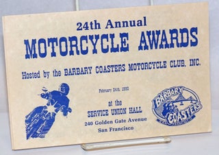 Cat.No: 242579 The Twenty-fourth Annual Motorcycle Awards: [formerly Academy Awards]...