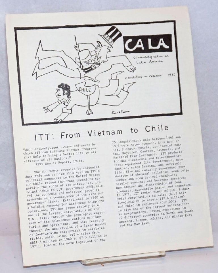 Cat.No: 242602 CALA Newsletter. October 1972
