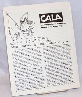 Cat.No: 242604 CALA Newsletter: March 1972