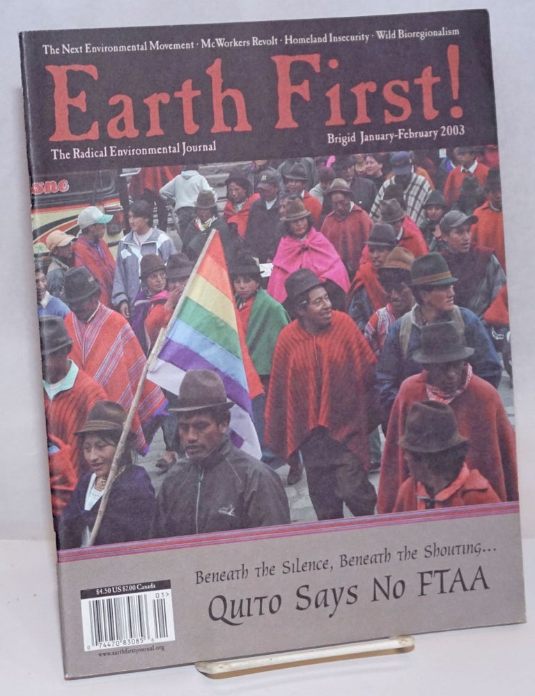 Cat.No: 242640 Earth First! The radical environmental journal; Brigid, January-February 2003