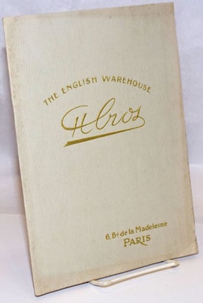Cat.No: 242764 The English Warehouse. H. Cros