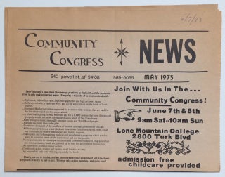 Cat.No: 242812 Community Congress News. May 1975