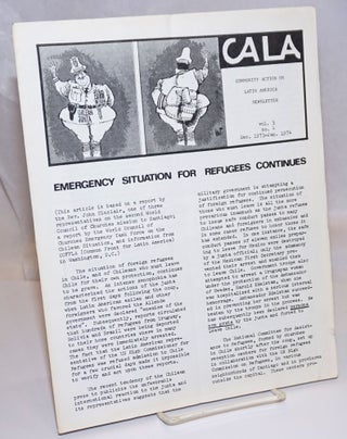 Cat.No: 242829 CALA Newsletter. Vol. 3 No. 4, Dec. 1973-Jan. 1974