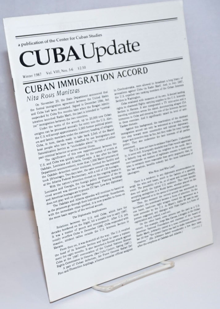 Cat.No: 242876 Cuba Update; Vol. XIV, No. 3-4, Summer 1993; Focus on: Biotechnology, Health and Medicine, Splits in the Miami Community