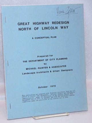 Cat.No: 242973 Great Highway redesign north of Lincoln Way: a conceptual plan
