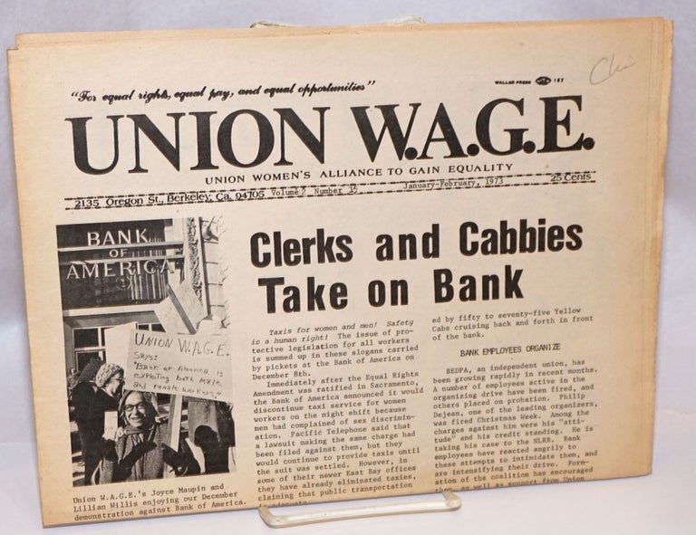 Cat.No: 243151 Union W.A.G.E.: Union Women's Alliance to Gain Equality; Volume 2 Number 15, January-February 1973