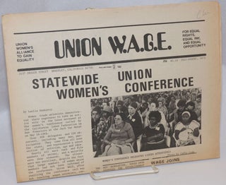Cat.No: 243152 Union W.A.G.E.: Union Women's Alliance to Gain Equality; Number 18,...