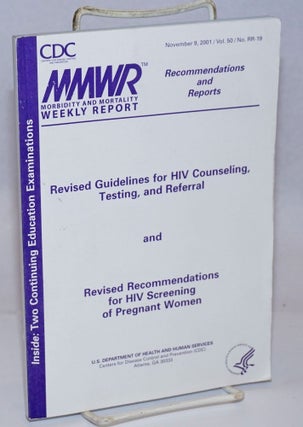 Cat.No: 243235 MMWR: Morbidity & Mortality Weekly Report, recommendations and...