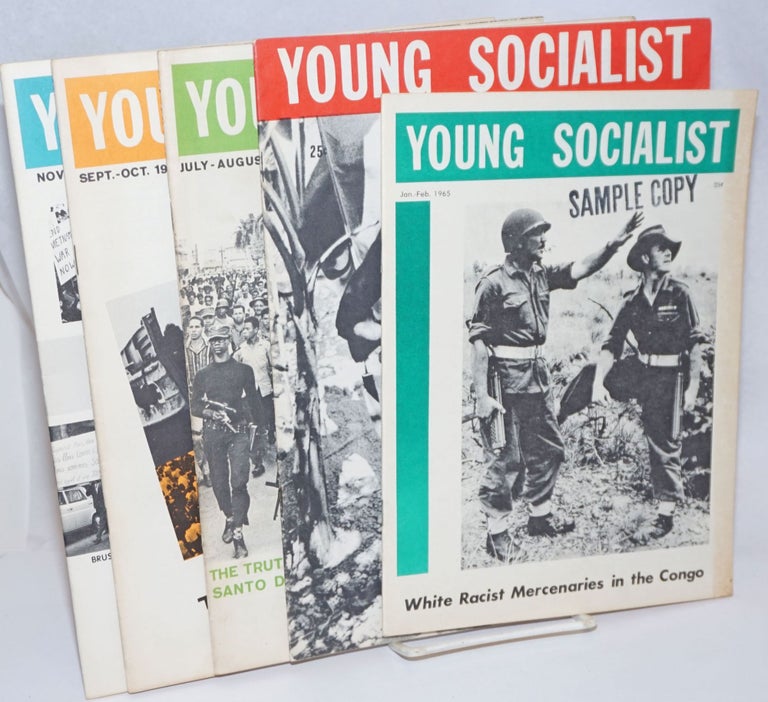Cat.No: 243519 Young Socialist [five issues]. Barry Sheppard, eds Doug Jenness, Volume 8 Number 2-Volume 8 Number 4, Volume 8 Number 5-Volume 9 Number 2.