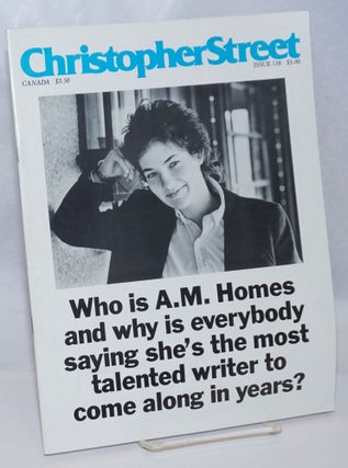 Cat.No: 243563 Christopher Street: vol. 12, #6, August 1989, whole #138; Who is A. M....