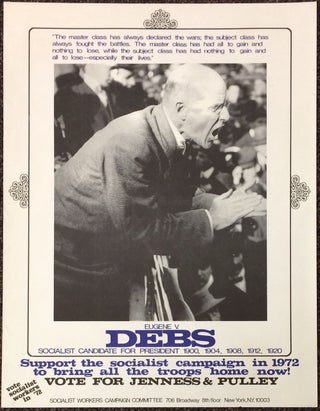 Cat.No: 243916 Eugene V. Debs, Socialist candidate for president 1900, 1904, 1908, 1912,...