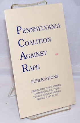 Cat.No: 243988 Pennsylvania Coalition Against Rape Publications [catalog