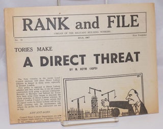 Cat.No: 244063 Rank and file (Organ of the militant building worker). No. 10 (July 1967