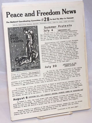 Cat.No: 244145 Peace and Freedom News [three issues: 28, 29, 32]. National Coordinating...
