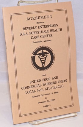 Cat.No: 244147 Agreement between Beverly Enterprises D.B.A. Forestdale Health Care...