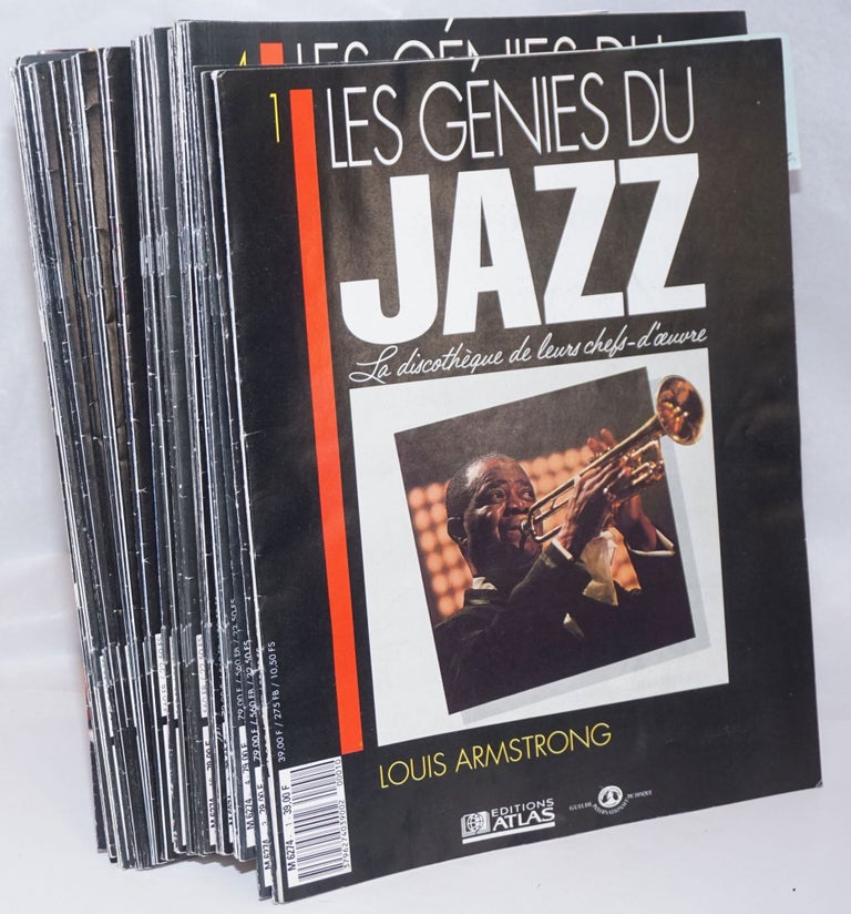 Cat.No: 244199 Les Genies du Jazz, La discotheque de leurs chefs-d'oeuvre; nos. 1-14, 19-24, 33-38, 40-50, plus two (2) unnumbered issues [totaling 39 unduplicated issues]