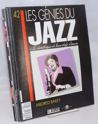 Les Genies du Jazz, La discotheque de leurs chefs-d'oeuvre; nos. 1-14, 19-24, 33-38, 40-50, plus two (2) unnumbered issues [totaling 39 unduplicated issues]