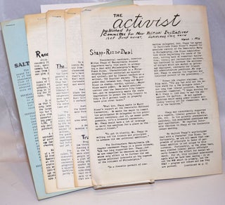 Cat.No: 244487 The Activist [five issues]. Committee for New Political Initiatives