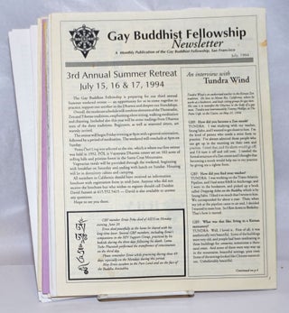 The Gay Buddhist Fraternity Newsletter: [34 issue broken run]