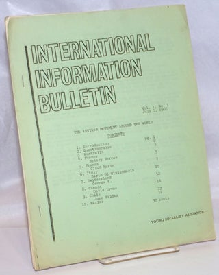 Cat.No: 244550 The antiwar movement around the world. International information bulletin,...