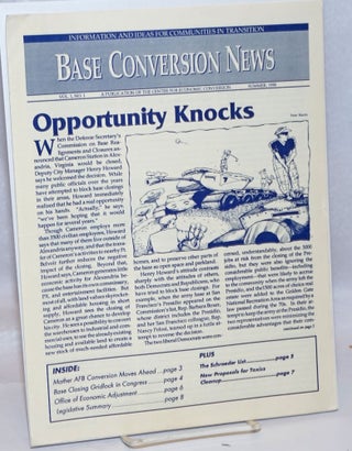 Cat.No: 244654 Base Conversion News: Vol. 1 no. 1 (Summer, 1990