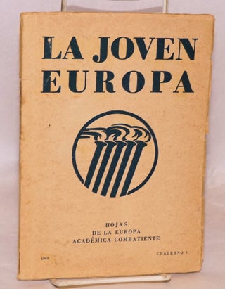Cat.No: 24486 La joven Europa; hojas de la Europa académica combatiente, 1943, cuarderno 3