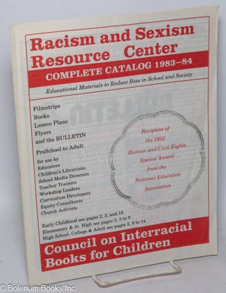 Cat.No: 244919 Racism and Sexism Resource Center, Complete Catalog 1983-84; Educational...