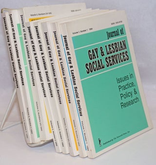 Cat.No: 245109 Journal of Gay & Lesbian Social Services: vol. 1, #1 - vol. 3, #3 [8 issue...