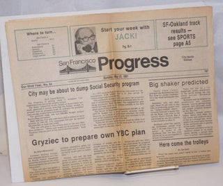 Gay Life in City: Staying close to the closet Three installments in the San Francisco Progress issues 62-64, 1981