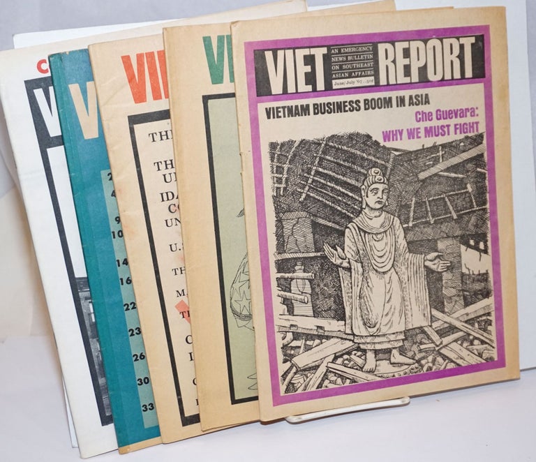 Cat.No: 245162 Viet-Report: An Emergency News Bulletin on Southeast Asian Affairs [5 issues]. Carol Brightman.