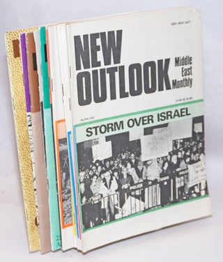 Cat.No: 245223 New Outlook Middle East Monthly [11 issues]. Simha Chaim Sur Flapan,...