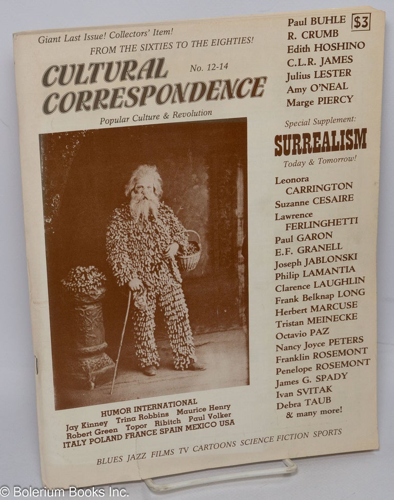 Cat.No: 245248 Cultural Correspondence #12-14, Summer 1981. Paul Buhle, eds., Franklin Rosemont.