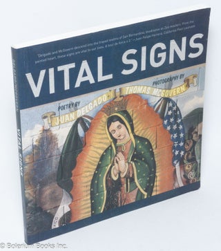Cat.No: 245250 Vital Signs. Juan Delgado, poetry, photos Thomas McGovern