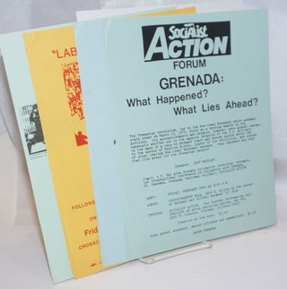 Cat.No: 245273 [Five leaflets announcing events in Chicago]. Socialist Action