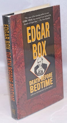 Cat.No: 245502 Death before bedtime. With an introduction by the author. Edgar Box, Gore...