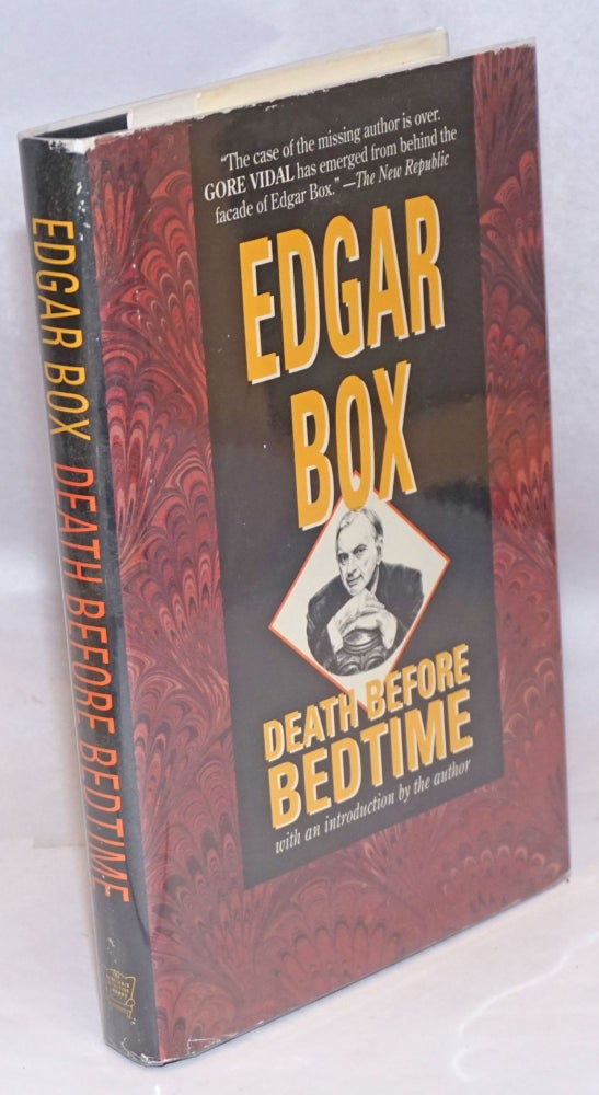 Cat.No: 245502 Death before bedtime. With an introduction by the author. Edgar Box, Gore Vidal.