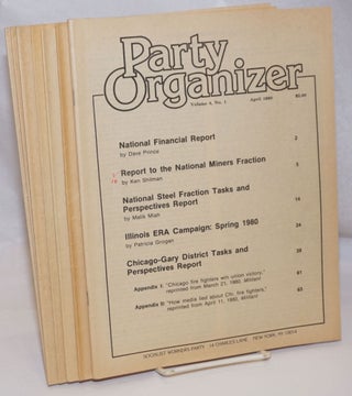 Cat.No: 245581 Party organizer, vol. 4, no. 1, April 1980 to no. 6, December, 1980....