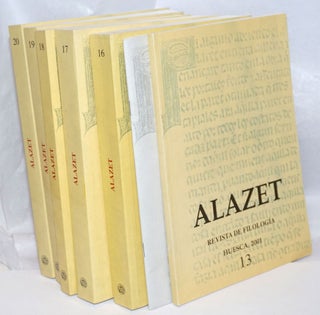 Cat.No: 246433 Alazet: revista de filología [seven issues