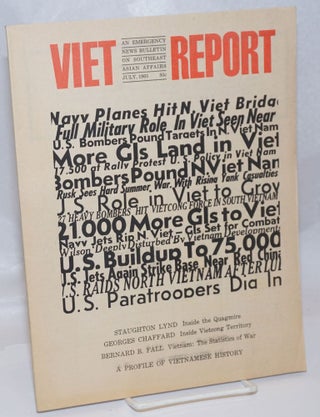 Cat.No: 246527 Viet-Report: An Emergency News Bulletin on Southeast Asian Affairs; Vol. 1...