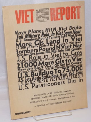 Cat.No: 246528 Viet-Report: An Emergency News Bulletin on Southeast Asian Affairs; Vol. 1...