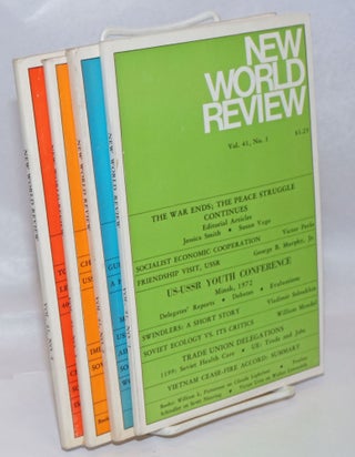 Cat.No: 246658 New World Review [4 issues]. Jessica Smith, ed