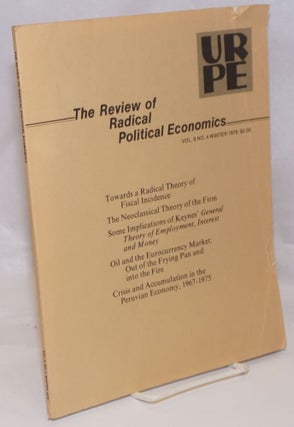 Cat.No: 246824 The Review of Radical Political Economics, vol. 8 no. 4 (Winter 1976). URPE