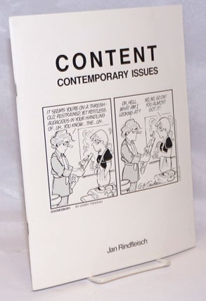 Cat.No: 246855 Content contemporary issues, points and messages... making a point......
