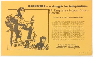 Cat.No: 247044 Kampuchea - a struggle for independence. SF Kampuchea Support Committee...