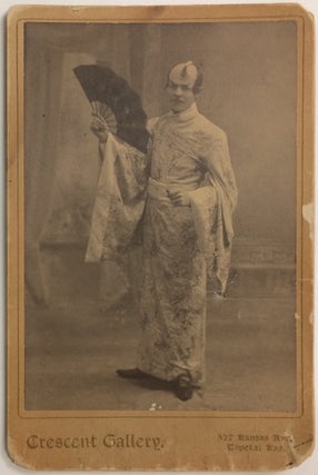 Cat.No: 247219 [Cabinet card with photo of an actor in Japanese costume