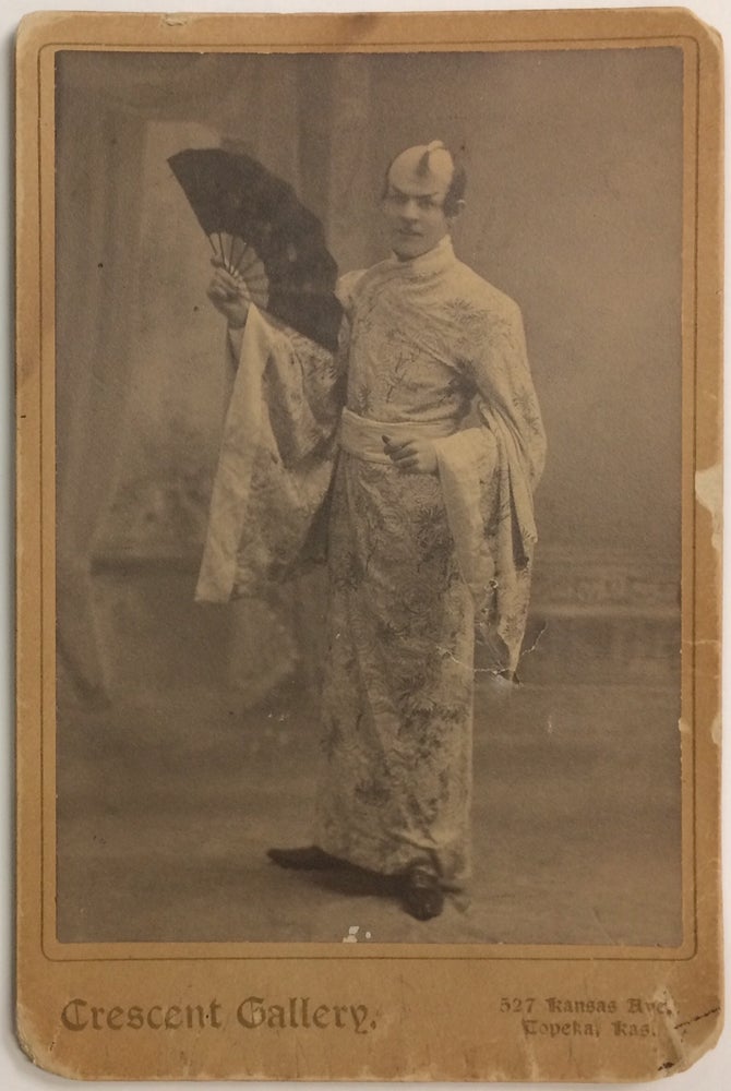 Cat.No: 247219 [Cabinet card with photo of an actor in Japanese costume]