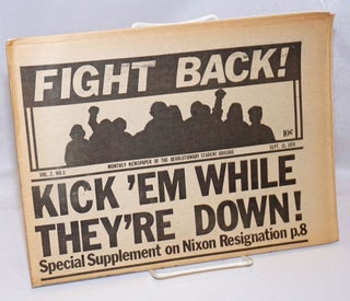 Cat.No: 247223 Fight Back! Vol. 2 no. 1 (Sept. 15, 1974). Revolutionary Student Brigade